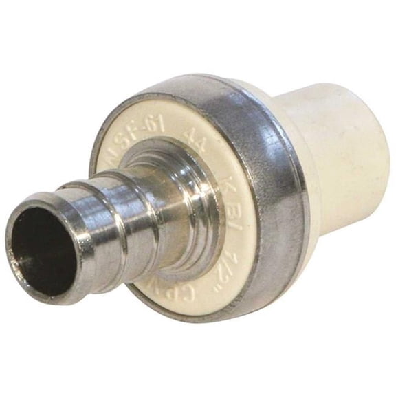 CPVC & Pex Stainless Steel Adapter - 0.5 in.