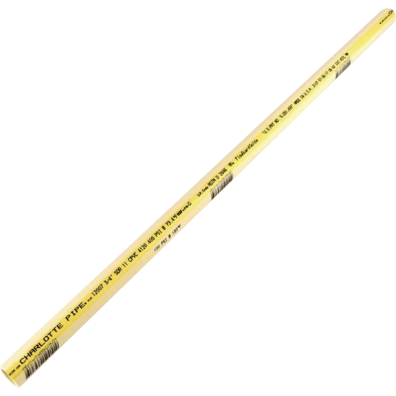 CPVC SDR11 PIPE - Pack of 12  Residential Use, Standard Application