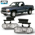 thumbnail image 1 of CPW Clear Lens Fog Lights Pair Set For 2000-2006 Chevy Silverado Tahoe Suburban Fog Lights Driving Bumper Lamp Pair, 1 of 11