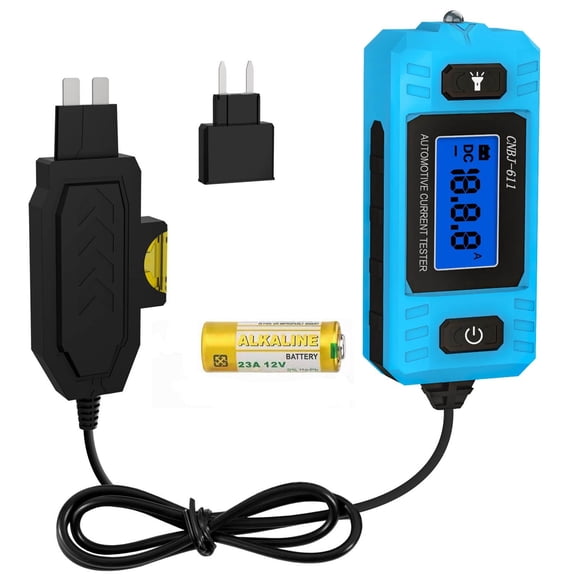CPWVKI Automotive Circuit Tester Car Fuse Tester Power Probe Circuit Measure Automotive Checker Fuses Box Current Test Device