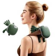 CPWVKI Neck Massager with Heat, Deep Tissue Shiatsu for Fatigue Relief Back Massager with Simulated Human Hand Kneading Muscle Relaxation