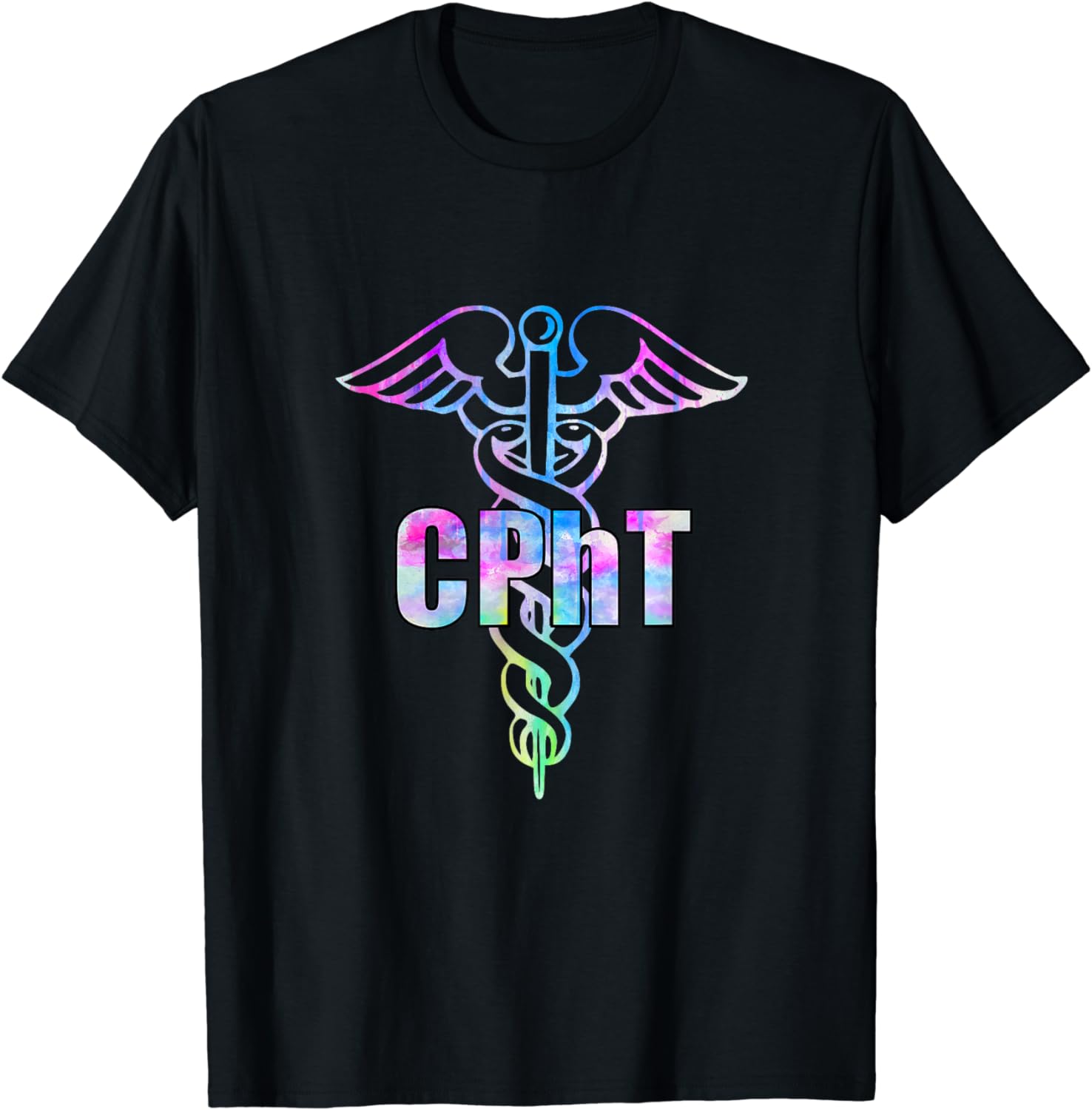 CPhT Certified Pharmacy Technician Caduceus Design Gift T-Shirt ...