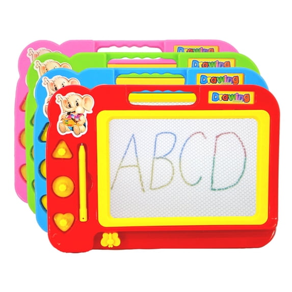CQCYD 3Pcs Colorful Magnetic Writing Board, Erasable Drawing Graffiti Pad for Adults, Desk Message Memo Board, Portable Sketching Tablet, No Ink Needed, Gift for Office Home
