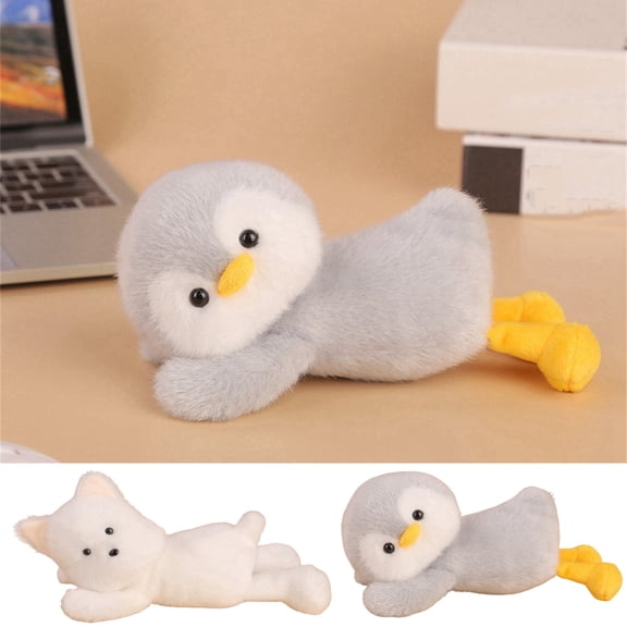 CQCYD under $5 2Pcs Soft Plush Doll, Adorable Penguin Stuffed Doll,Soft ChristmasToyDoll forChildren,Holiday Home Decor Ornament,Cute Gift Plush Animal,Tabletop Display Doll
