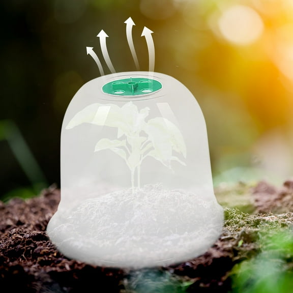 CQCYD under $5 3Pcs Plant Heat Preservation Cover, Plant Propagation Dome, Seedling Humidity Dome, Plant Greenhouse Cover, Mini Garden Cloche, Plant Heat Preservation Cover, Garden Nursery Tray