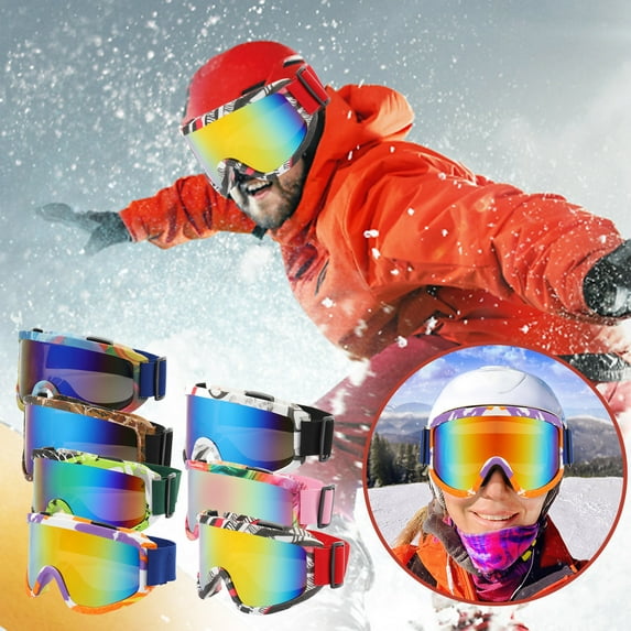 CQCYD under $5 3Pcs Ski Goggles, Outdoor Sports Cycling Goggles for Men Women,Windproof Ski Glasses for Mountaineering,Anti Glare Sunglasses for Cycling,Protective Goggles for Snowboarding