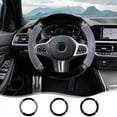 thumbnail image 1 of CQCYD under $5 3Pcs Warm Steering Wheel Cover, Winter Fluffy Steering Wheel Cover, Non Slip Warm Lint Steering Wheel Cover, Fashionable Rhinestone Car Steering Wheel Cover, 1 of 9