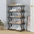 thumbnail image 1 of CQCYD Under $5 5 Tier Small Shoe Rack, Narrow Stackable Adult Shoe Storage Organizer Shelf for Closet Floor Entryway Bedroom, Space Saver Shoe Rack Organization Shelves, 1 of 9