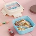 thumbnail image 1 of CQCYD under $5 Adult Lunch Box, Stackable Lunch Containers, Bento Box with Utensil Set, Leak-Proof Lunchbox for Dining Out, Work, Picnic, Microwave Dishwasher Freezer Safe, 1 of 6