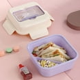 thumbnail image 1 of CQCYD under $5 Adult Lunch Box, Stackable Lunch Containers, Bento Box with Utensil Set, Leak-Proof Lunchbox for Dining Out, Work, Picnic, Microwave Dishwasher Freezer Safe, 1 of 6