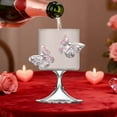 thumbnail image 1 of CQCYD under $5 Butterfly Stemmed Wine Glasses, Butterfly Stem Wine Glasses, Elegant Romantic Champagne Flutes, Valentine Dinner Party Glassware, Hand Blown Glass Goblets, Luxury Wedding Toast Glasses, 1 of 6