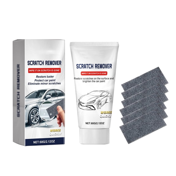 CQCYD under $5 Car Scratch Removal Kit, Nano Car Scratch Removal Cloth, Instant Scratch Repair Kit, Car Paint Scratch Remover, 60ml Scratch Removal Solution, Automotive Polish Restoration Kit