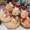 thumbnail image 1 of CQCYD under $5 Christmas Stuffed Bears Bulk Small Stuffed Animals Plush Toys Bear with Scarf Hat Tiny Doll for Birthday Christmas Party Decorations Craft, 1 of 9