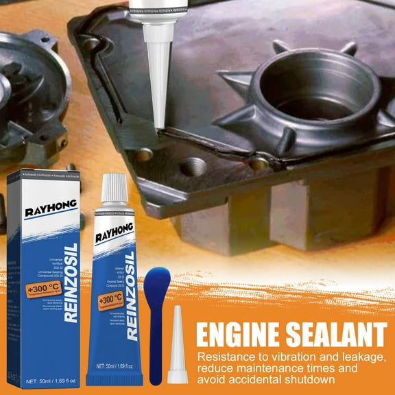 CQCYD under $5 Engine Sealant, High Temperature RTV Sealant, Engine Gasket Maker Sealant, Blue Automotive Engine Sealant, Metal Gasket Sealant Adhesive, 50ml Engine Repair Sealant