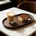 thumbnail image 1 of CQCYD Under $5 Faux Wood Grain Serving Tray, Reusable Plastic Coffee Dessert Tray, Rectangular Breakfast Tray for Tea Fruit Home Kitchen, 9 x 5 x 1 Inch, 1 of 6
