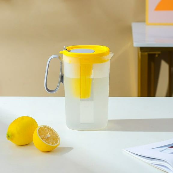 CQCYD under $5 Fruit Infuser Water Kettle, Fruit Infuser Water Bottle, Large Capacity Pitcher with Filter, Refrigerator Water Jug, Iced Tea Pitcher, Cold Brew Pitcher, Kitchen Beverage Dispenser