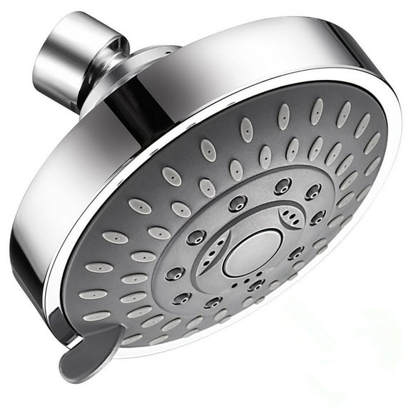 CQCYD under $5 High Pressure Shower Head, High Pressure 5 Setting Shower Head, 4 Inch Rainfall Shower Spray, Wall Mount Bathroom Showerhead, Massage and Rain Spray Modes