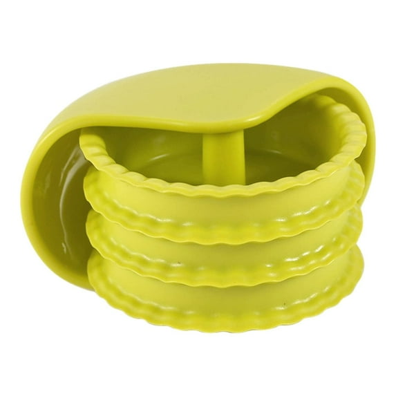 CQCYD under $5 Pie Crust Cutter, Pie Crust Cutter Wheel, Manual Dough Decorating Tool, Kitchen Baking Pastry Wheel, Ergonomic Handle Pie Crust Flattener, Handheld Pastry Cutter Baking Tool