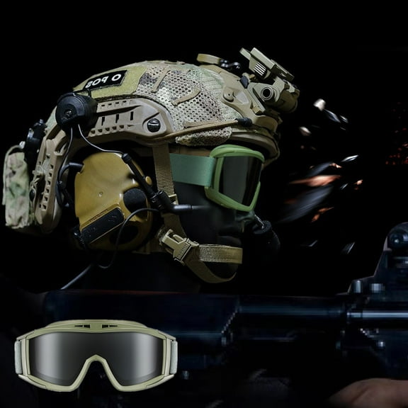 CQCYD under $5 Safety Goggles, Anti Fog Anti Scratch Safety Goggles, Protective Eyewear for Outdoor Work, Sandproof Dirt Prevention Glasses, Military Style Protective Goggles