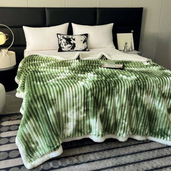 CQCYD under $5 Sherpa Fleece Throw Blanket, Reversible Plush Fluffy Large Big Blanket Flannel Blankets, Super Soft Cozy Fleece Thick Warm Blanket for Winter for Sofa Couch Bed