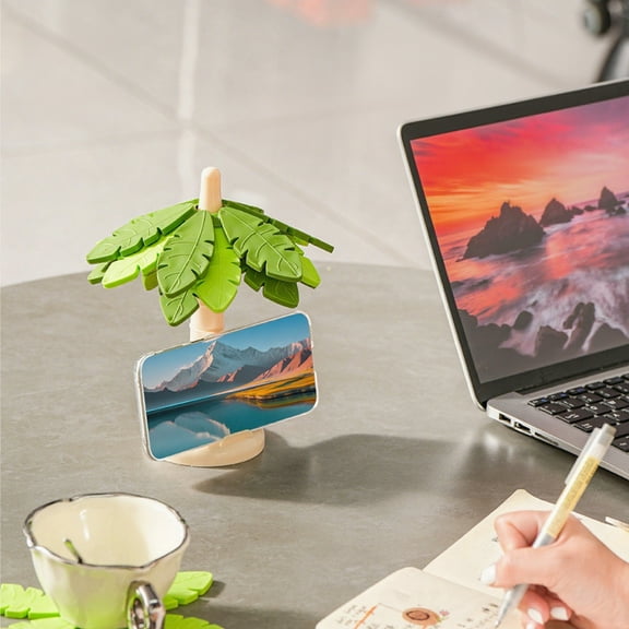 CQCYD under $5 Silicone Trivets for Hot Dishes, Hot Pots and Pans, Anti Stain Pot Holders for Kitchen Counter Decor, Collapsible Tree Coasters with Organizer Dinner Placemats