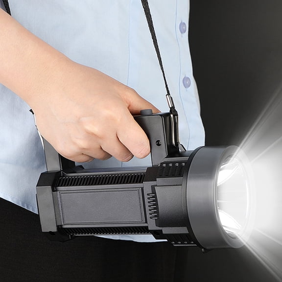 CQCYD under $5 Super Bright LED Spotlight Rechargeable Flashlight High Lumen Handheld Flashlight Long Lasting Searchlight Flood Fishing Hiking Camping Flashlight