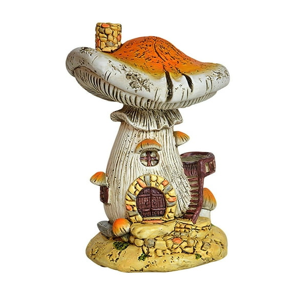 CQCYD under $5 Table Lamp Agaric Resin, Mushroom Resin Table Lamp, Glowing Night Light for Bedroom, Cute Desk Decor, Fantasy Themed Ambient Lighting for Living Room Office