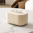 thumbnail image 1 of CQCYD under $5 Tissue Box Cover Rectangle, Plastic Tissue Box Holder with Storage Tray, Decorative Organizer Tissue Holder for Bathroom, Bedroom Dresser, Night Stand, Office, 1 of 6