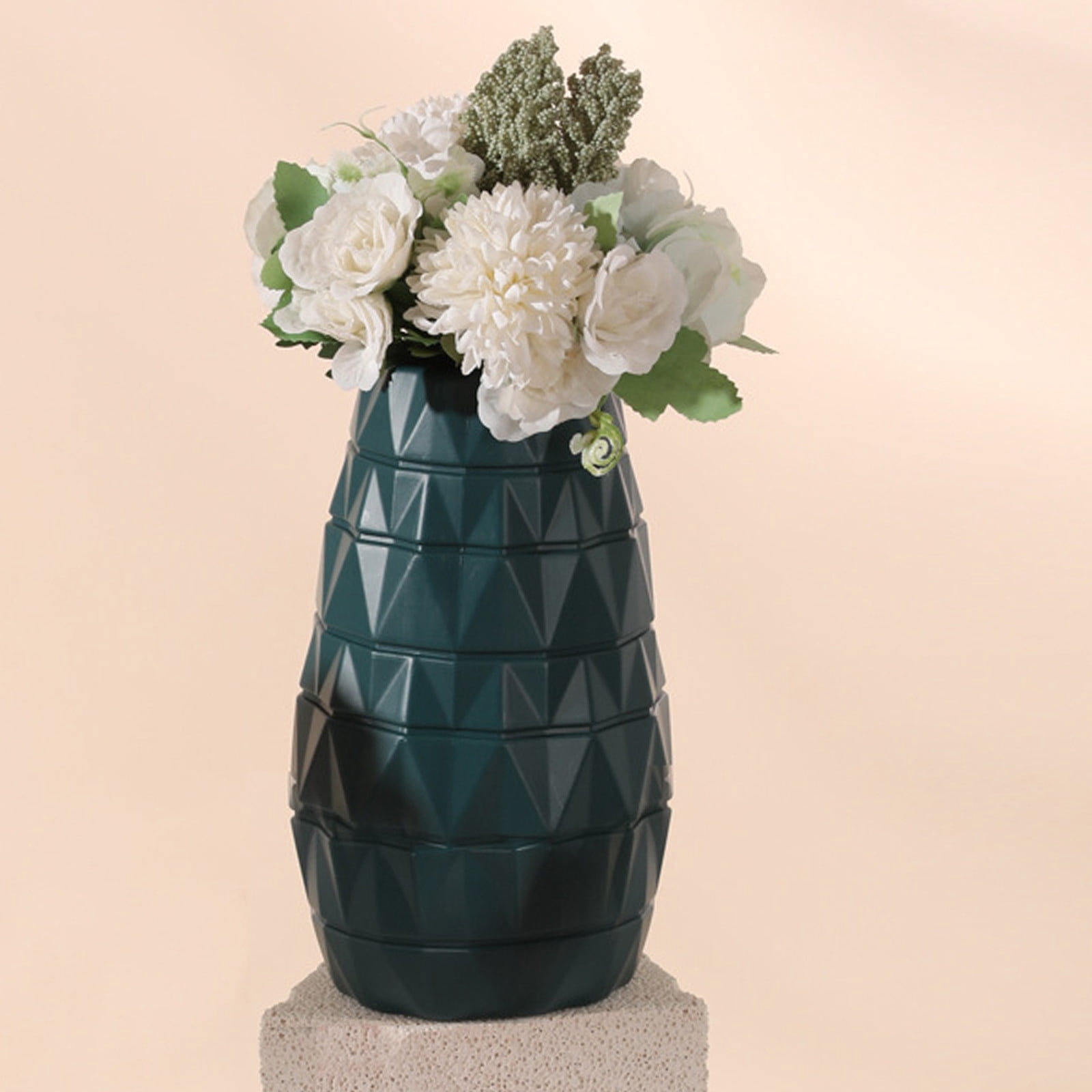Marble Flower Vase 5 Inch Black Handmade Decorative Fresh Flowers Vases For Office Table Centerpiece Small Stone Vases For Living Room Home And Kitchen Decor