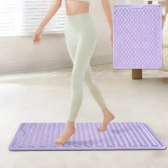 CQCYD Acupressure Pad, Double Sided Silicone Massage Mat For Back Pain Relief Non Slip Washable With Hanging Hole For Home Office Gym Storage