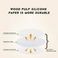 thumbnail image 1 of CQCYD Air Fryer Parchment Paper, 100Pcs 8 Inch Round Heavy Duty Non Stick Baking Sheets Oven Safe Reusable Parchment Liners For Air Fryer And Cooking, 1 of 9