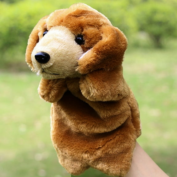 CQCYD Animal Hand Puppets forKidsInteractive Role Play, Stuffed Plush Puppet Dolls Movable Hands, Parent-Child StorytellingToys, Educational for Toddlers, Motor Skills Development Puppet Show