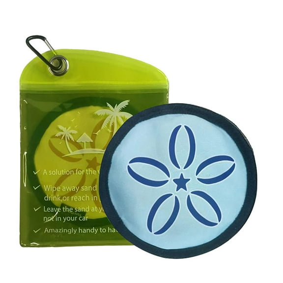 CQCYD Beach Sand Remover ForKids, Portable Beach Sand Removal Tool, Must Have Beach Essential For Summer, Quick Dry Sand Cleaning Brush For Sensitive Skin