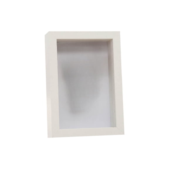 CQCYD Box Frame, 6X4 Inch Deep Shadow Box Display Case For Bouquet Photos Keepsakes Medals And Memorabilia Hinged Door With Glass Window Solid Wood Picture Frame