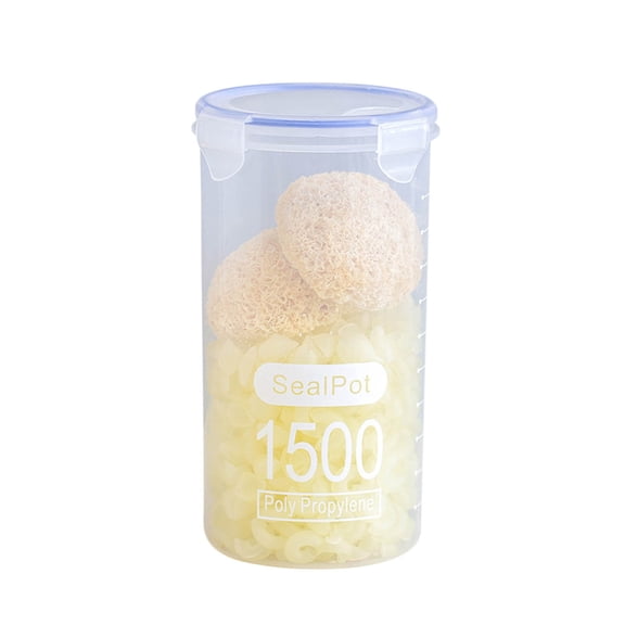 CQCYD under $5 Plastic Jars with Lids, Clear Plastic Slime Storage Jars Containers with Airtight Leak Proof Plastic Lids Cylinder Round Jar Food Grade Durable Jar