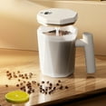 thumbnail image 1 of CQCYD under $5 Self Stirring Coffee Mug, Electric Milk Coffee Mixing Cup Automatic Cocoa Hot Chocolate Juice Mixer Glass Tumbler with Lid and Handle for Office Traveling Gym Home, 1 of 6