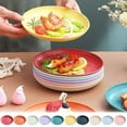 thumbnail image 1 of CQCYD under $5 Small Plates, Round Mini Plate, Unbreakable Plate Ideal for Dessert, Appetizers, Small Serving, Side Dish, Lightweight Dessert Dishes Plates, 1 of 9