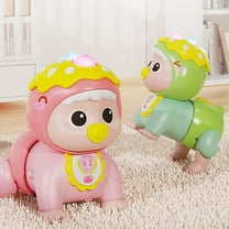 CQCYD Toys under $5 Baby Crawling Toys 6-12 Months, Crawling Toy for Infants 0-3-6 7 8 9 10 12-18 Months,Early Education Light Up Music Walking Toys Toys for Boy Girl Gift