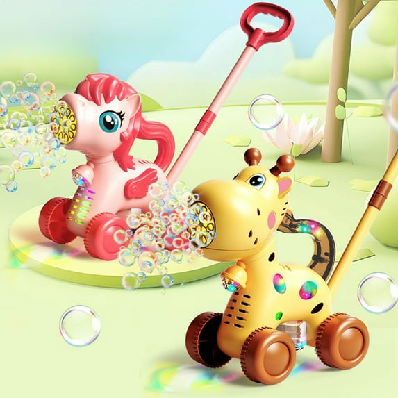 CQCYD Toys under $5 Bubble Lawn Mower for Kids Toys Age 3 4 5 Year Old: Bubble Machine for Toddlers 1-3, Backyard, Travel, Party, Outdoor Toddler Toys, Birthday Gifts for Toddler Girls