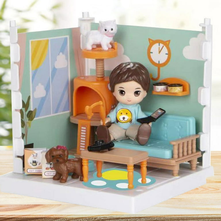 CQCYD Toys under $5 Doll House for 3Y+ Accessories and Furniture