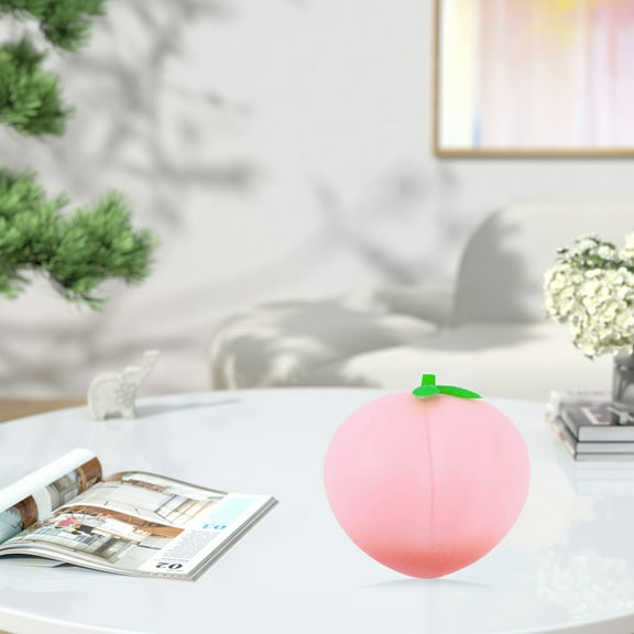 CQCYD Toys under $5 Peach Squeeze Ball Fun Dough Ball Sensory Toys Stress Ball Cute Novelty Stress Hand Exercise Tools Stretchy for Party Favors