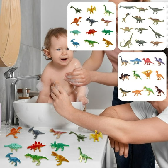 CQCYD Toys under $5 Dinosaurs Toys 12-Pack Realistic Dinosaur Figures, Kids and Toddlers - Great Gift Set, Birthday Present, or Party Favor
