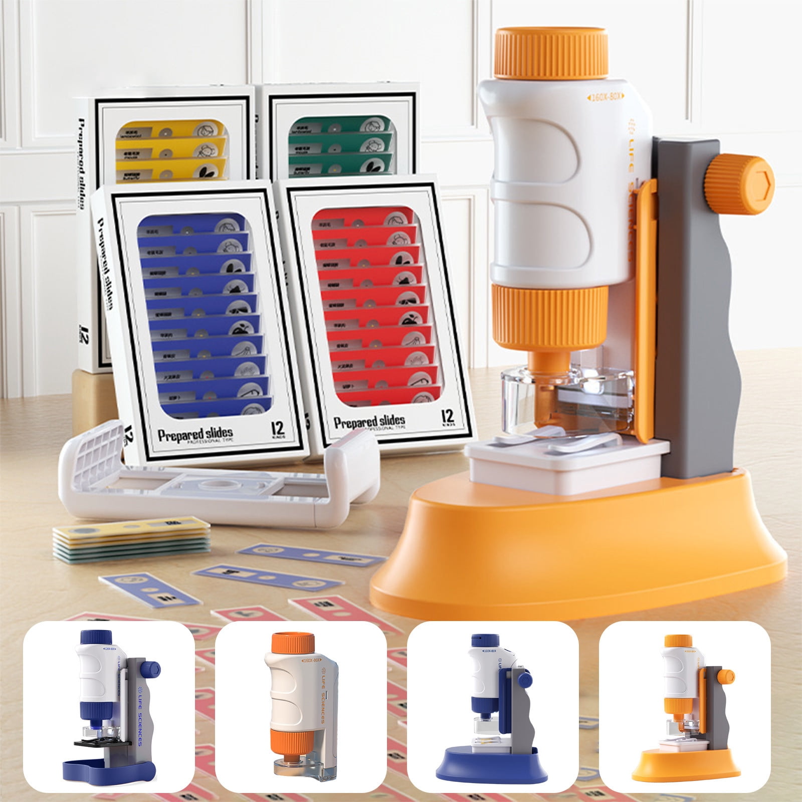 CQCYD Toys under $5 Pocket Microscope, Portable Educational Microscope ...