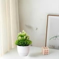 thumbnail image 1 of CQCYD under $5 Faux Plants Indoor, Small Fake Plants Mini Artificial Plants in Pots for Home Office Shelf Farmhouse Bathroom Decor, 1 of 6