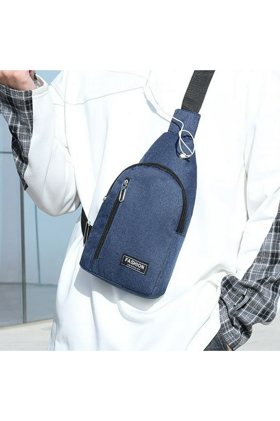 Compact Sling Bag Crossbody Chest Pack, Water Resistant Travel Bag Phone Pouch, Everyday Carry Bag For Men Women, Secure RFID Blocking Anti Theft Purse