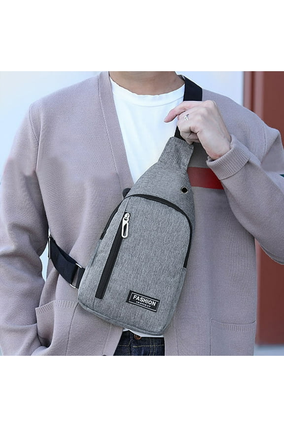 Compact Sling Bag Crossbody Chest Pack, Water Resistant Travel Bag Phone Pouch, Everyday Carry Bag For Men Women, Secure RFID Blocking Anti Theft Purse