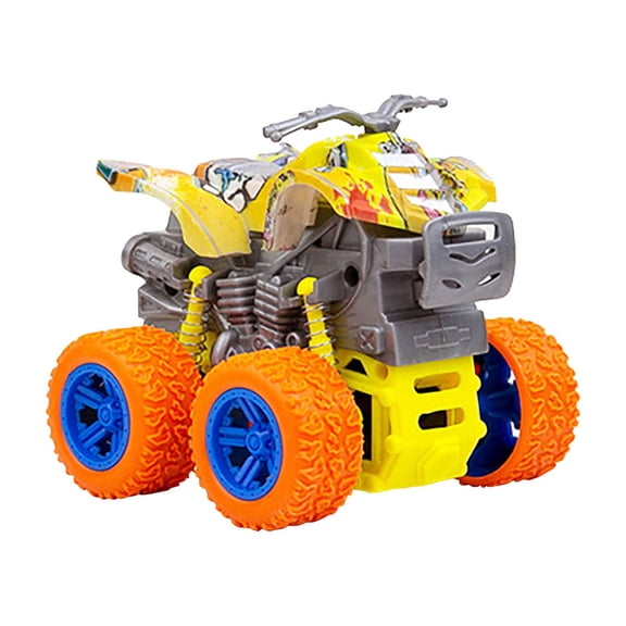 CQCYD Four-Wheel Drive Inertial Sport Vehicle, Off-Road Toy Car for Adults, Plastic Pull-Back Racer, Miniature Diecast-Style Model Gift