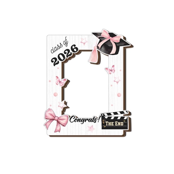 CQCYD Graduation Wooden Photo Frame, Doctoral Cap Scroll Shaped Keepsake, 8x8 Inch Display Stand for Graduate Picture Tabletop and Dormitory Desk Decor