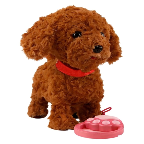 CQCYD Interactive Talking Robotic DogToy, Repeats What You Say, Licks Barks Sings, Smart Touch Response, DIY Pretend Dress, Electric Walking Pet forKids, Indoor Play Companion, Birthday Gift