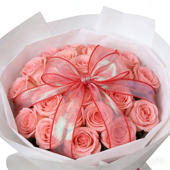 CQCYD Iridescent Fishtail Organza Ribbon, 30 Feet Long .6 Inches Wide Mixed Color Polyester Ribbon For DIY Jewelry Making Hair Bows Party Garland Wedding Decorations Craft Supplies Gift Wrapping